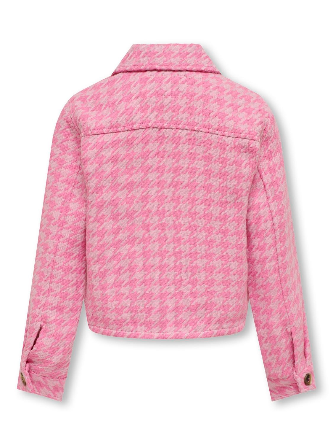 ONLY Checked jacket -Begonia Pink - 15310825