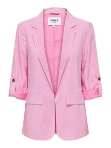 ONLY Loose Fit Reverse Blazer -Begonia Pink - 15310839