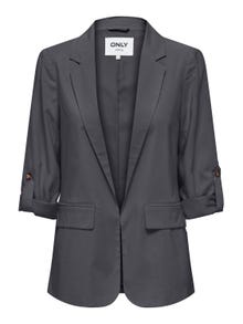 ONLY Long blazer with fold up -Magnet - 15310839