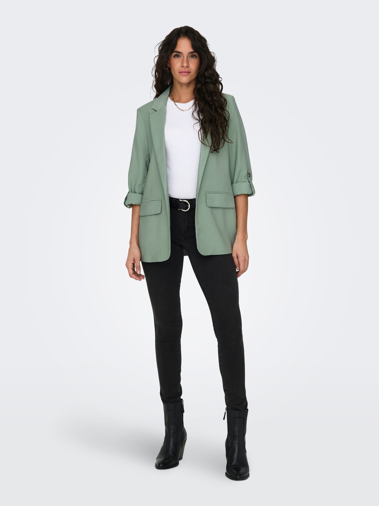 ONLY Long loose blazer -Lily Pad - 15310839