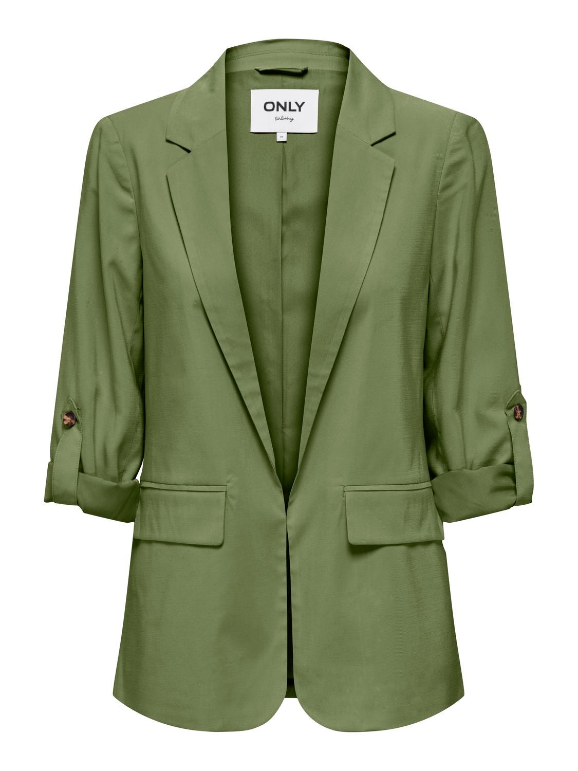 ONLY Blazers Loose Fit Col à revers -Capulet Olive - 15310839