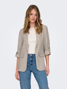 ONLY Blazers Loose Fit Col à revers -Pure Cashmere - 15310839