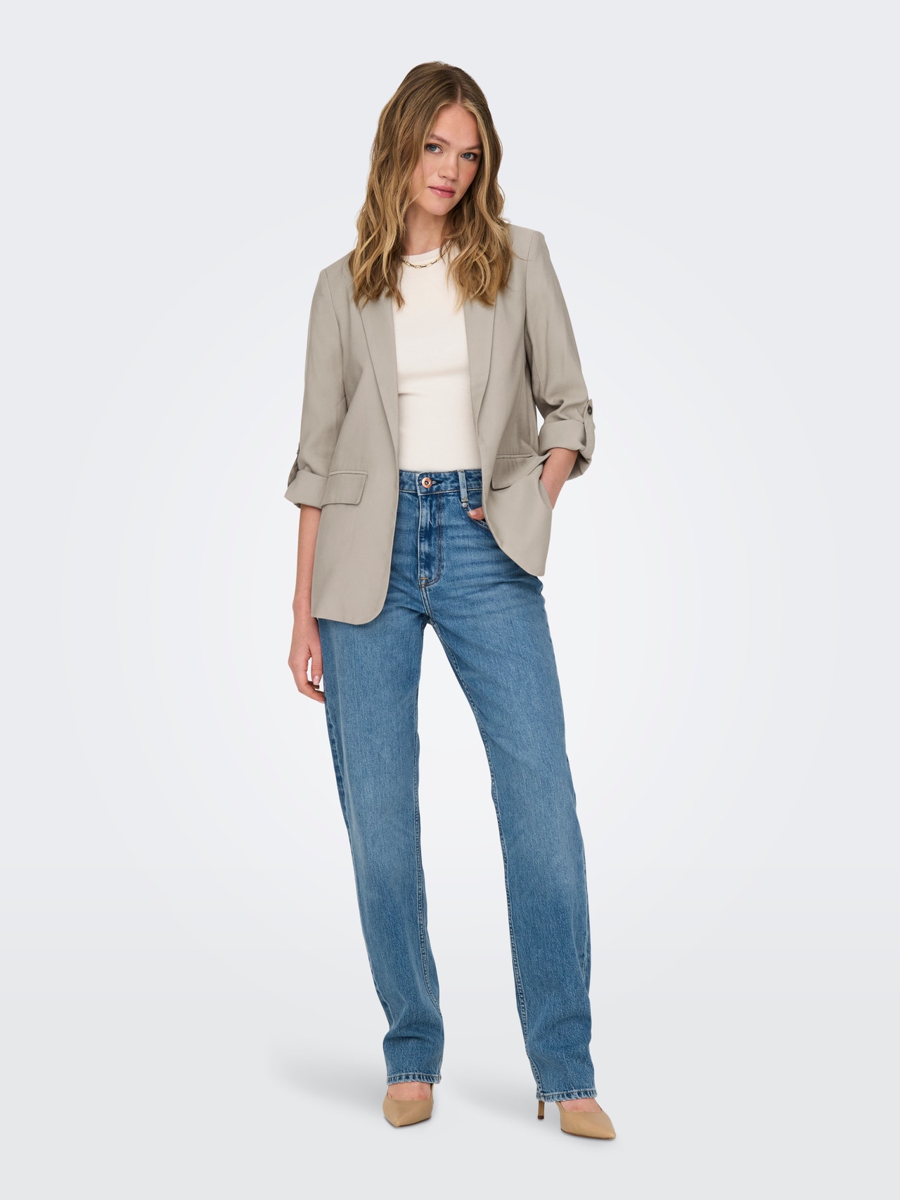 ONLY Brīvs fit Mainīt Žakete -Pure Cashmere - 15310839