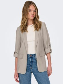 ONLY Blazers Loose Fit Col à revers -Pure Cashmere - 15310839