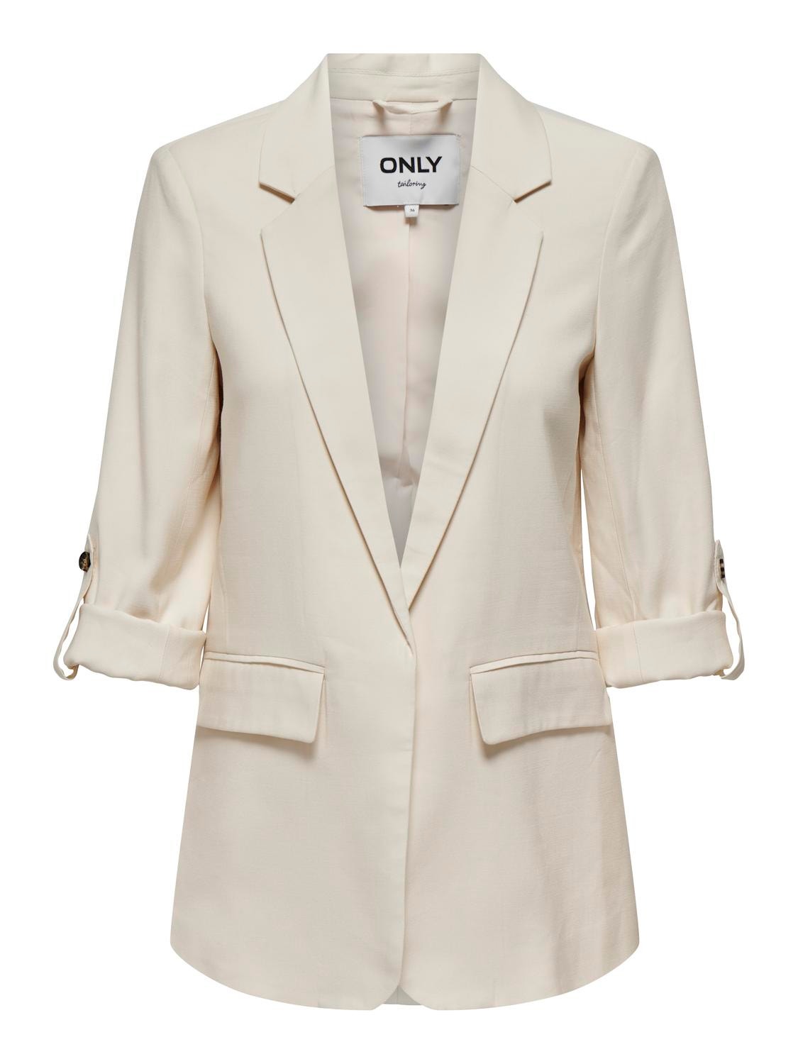 ONLY Blazers Loose Fit Col à revers -Birch - 15310839