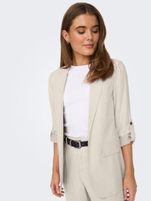 ONLY Long blazer with fold up -Birch - 15310839