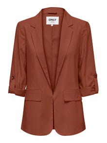 ONLY Blazers Corte loose Cuello invertido -Cinnabar - 15310839