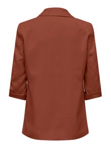 ONLY Locker geschnitten Reverskragen Blazer -Cinnabar - 15310839