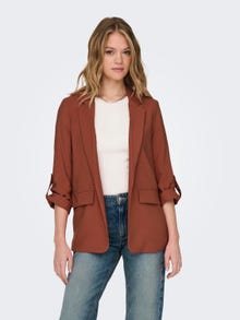 ONLY Blazers Corte loose Cuello invertido -Cinnabar - 15310839