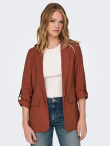 ONLY Blazers Corte loose Cuello invertido -Cinnabar - 15310839