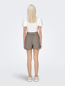 ONLY Normal passform Hög midja Shorts -Pure Cashmere - 15310845