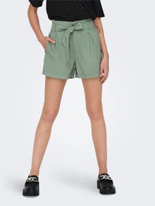 ONLY Regular Fit High waist Shorts -Lily Pad - 15310845