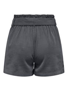 ONLY Regular Fit Høy midje Shorts -Magnet - 15310845