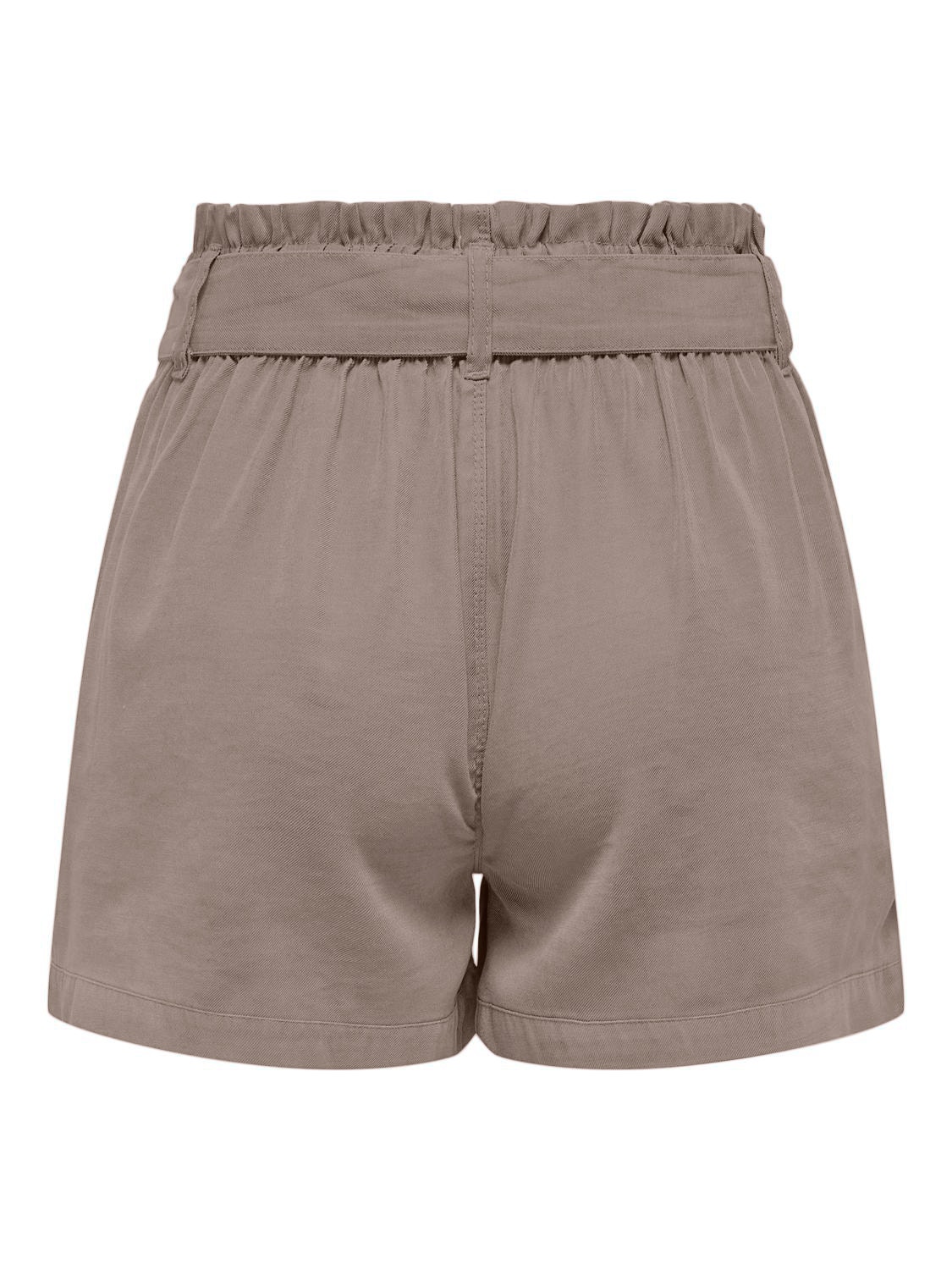 ONLY ONLARIS High waist Regular Fit Shorts -Fungi - 15310845