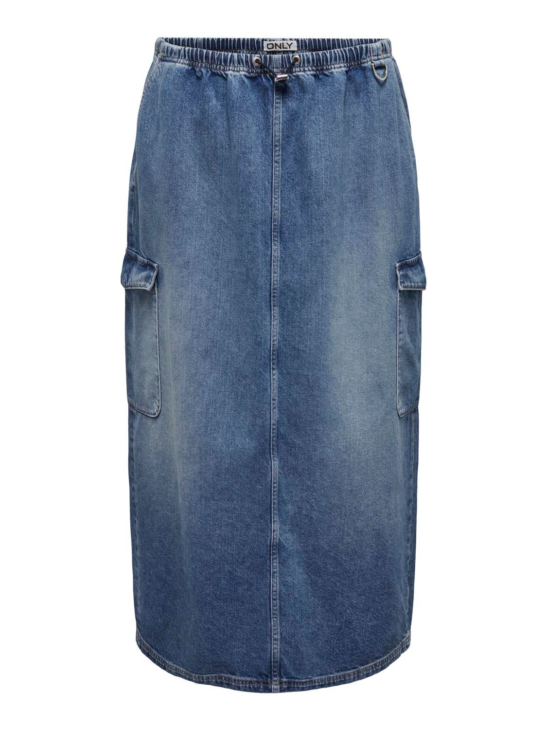 Thumbnail - Carstella Denim Langer Rock
