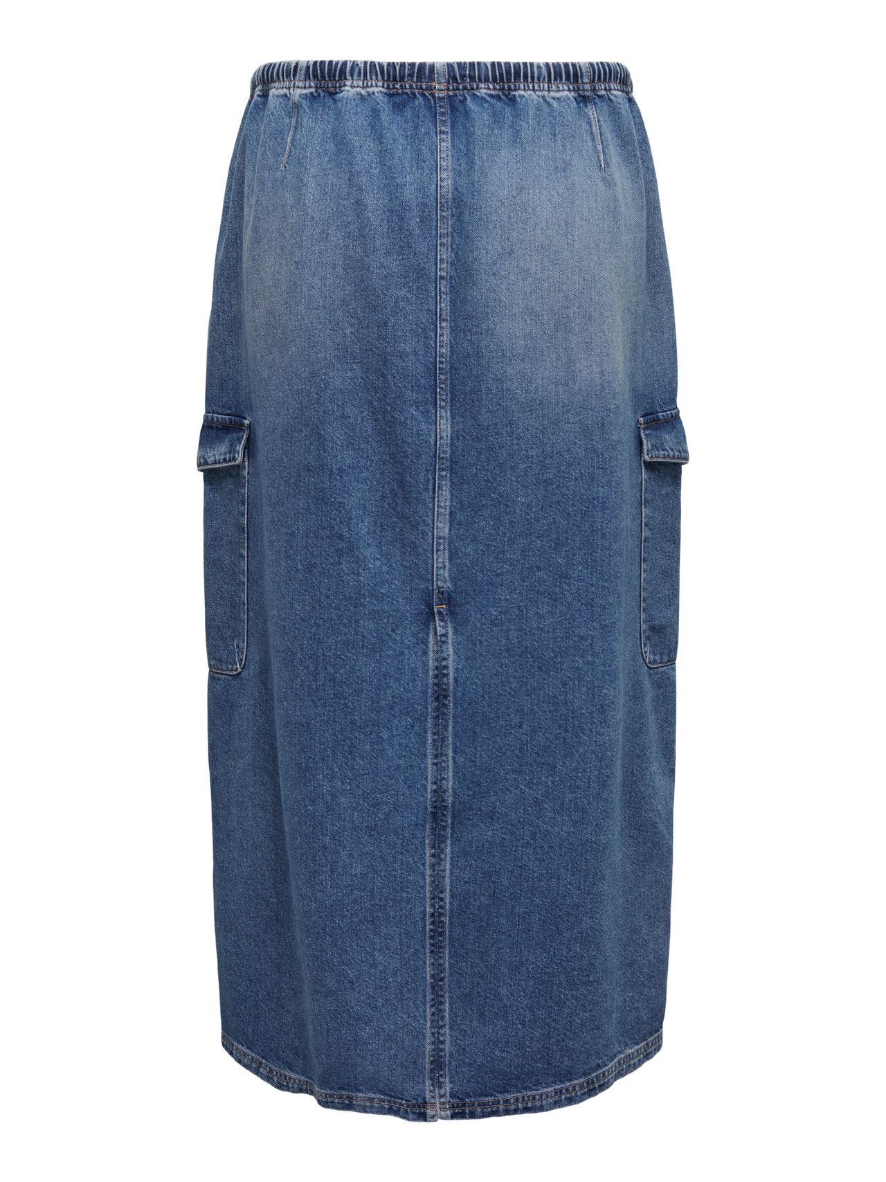 ONLY CARSTELLA Denim Long skirt -Medium Blue Denim - 15310854