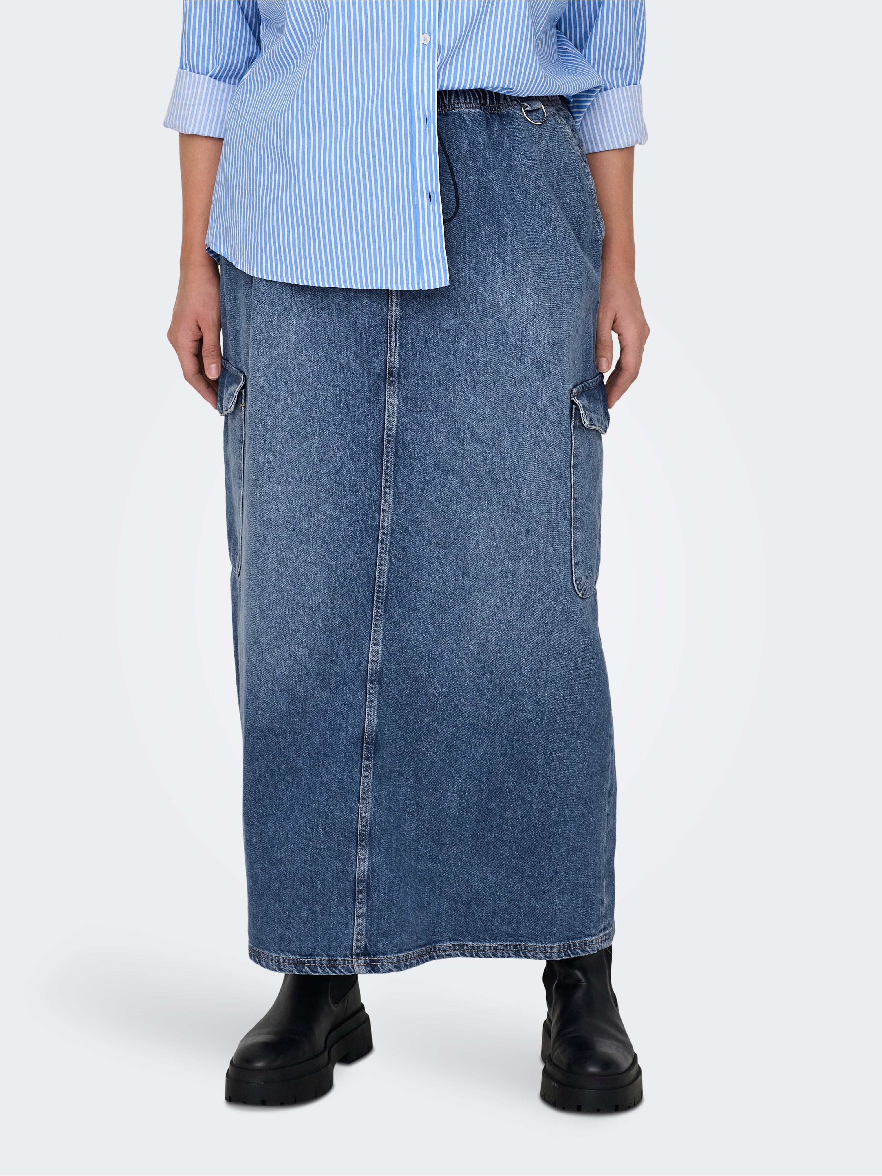 Carstella Denim Langer Rock