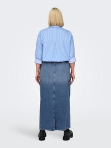 ONLY Long skirt -Medium Blue Denim - 15310854