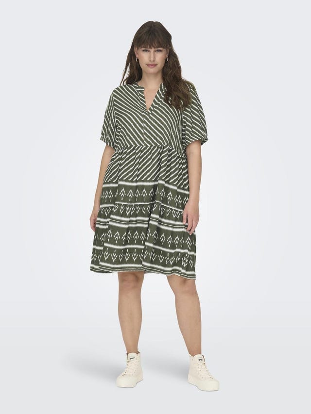 ONLY Curvy printed dress - 15310858