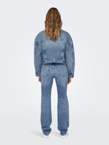 ONLY Short denim jacket -Medium Blue Denim - 15310897