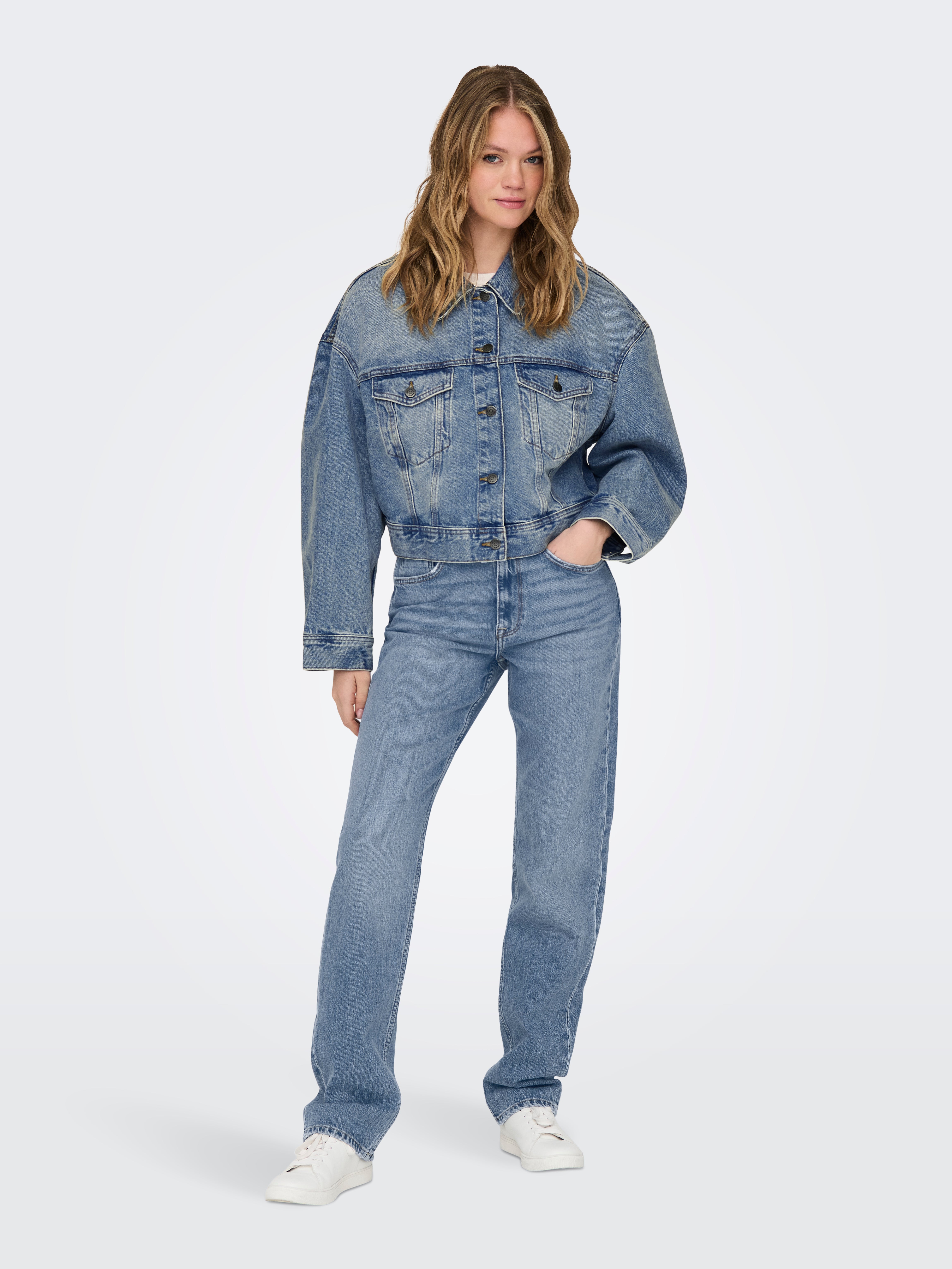 ONLLEIGH Jeansjacke | Mittelblau | ONLY®