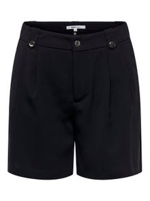 ONLY Shorts med høj talje -Black - 15310953