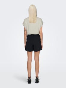 ONLY Regular Fit High waist Shorts -Black - 15310953