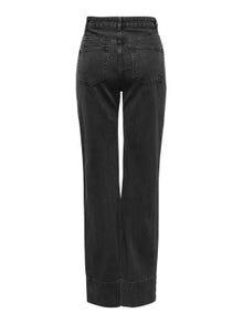 ONLY ONLCamille High Waist Wide Jeans -Washed Black - 15310957