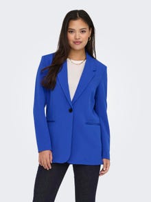ONLY Blazers Regular Fit Col à revers -Dazzling Blue - 15310964