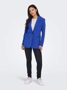 ONLY Blazers Regular Fit Col à revers -Dazzling Blue - 15310964