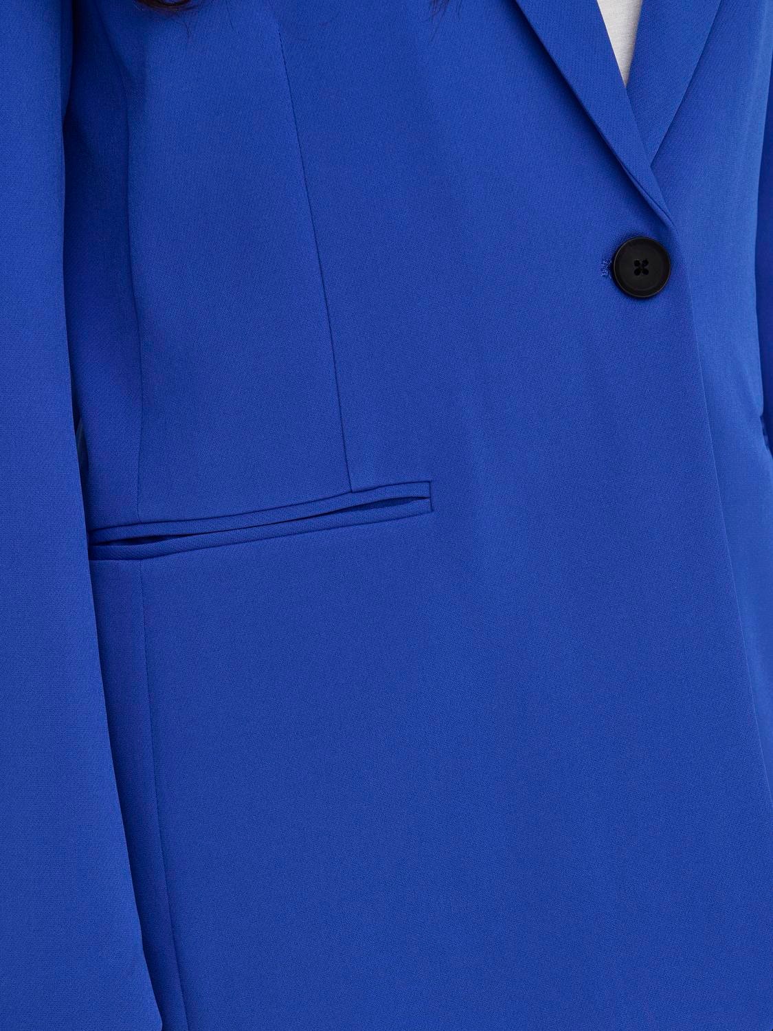 ONLY Ensfarvet blazer -Dazzling Blue - 15310964