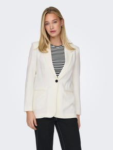 ONLY Solid colored blazer -Cloud Dancer - 15310964