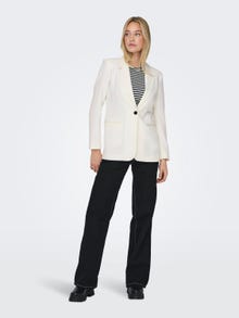 ONLY Solid colored blazer -Cloud Dancer - 15310964
