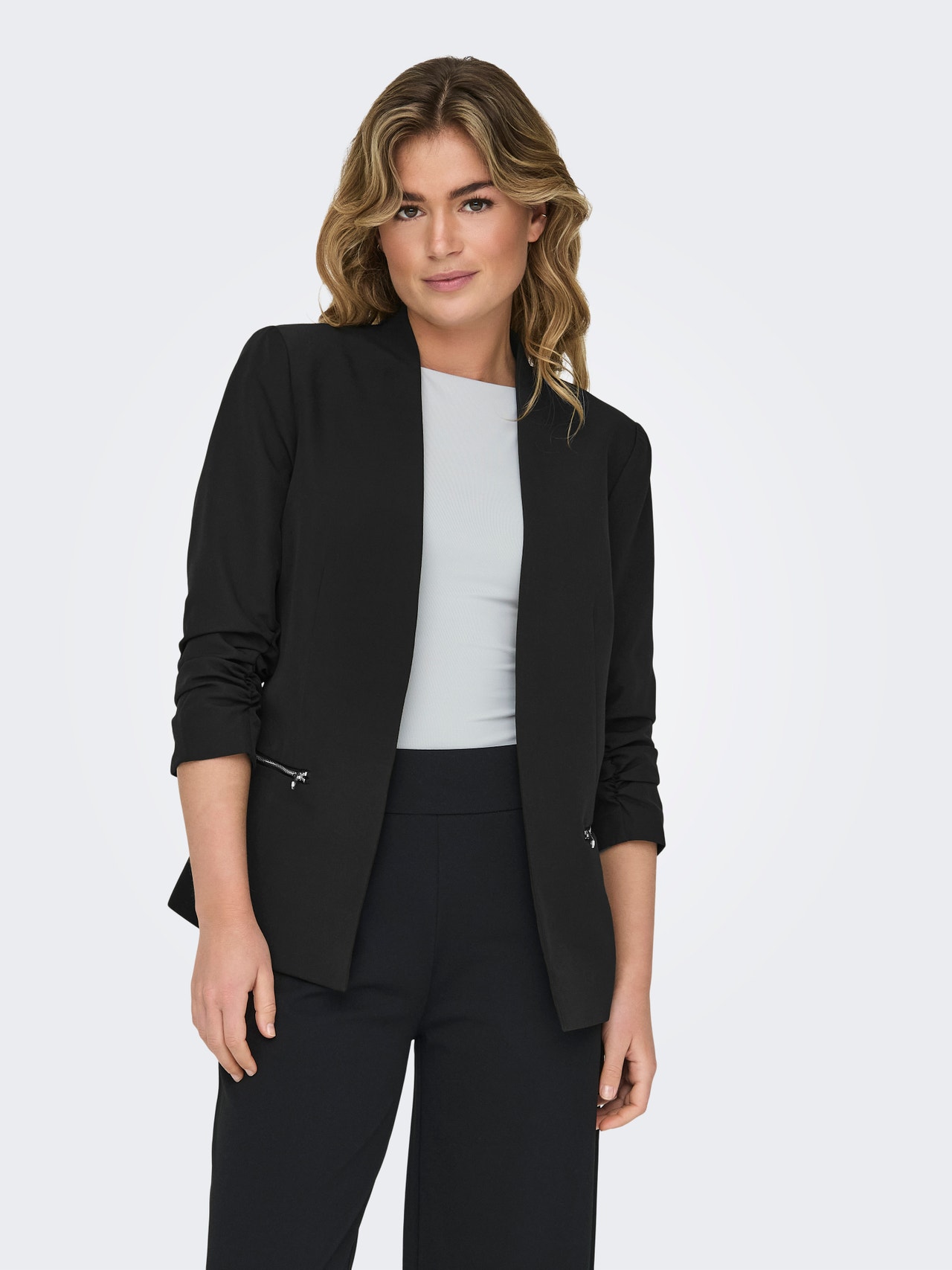 ONLY Blazers Corte regular Cuello alto -Black - 15310965