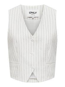 ONLY Tailored Waistcoat -Cloud Dancer - 15310969