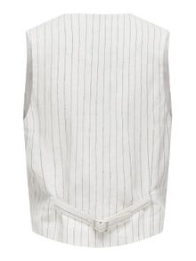 ONLY Tailored Waistcoat -Cloud Dancer - 15310969