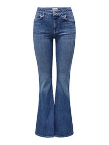 ONLY ONLCheryl Mid Waist Flared Jeans -Medium Blue Denim - 15310972
