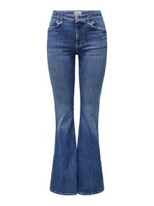 ONLY ONLCHERYL Mid waist Flared fit Jeans -Medium Blue Denim - 15310972