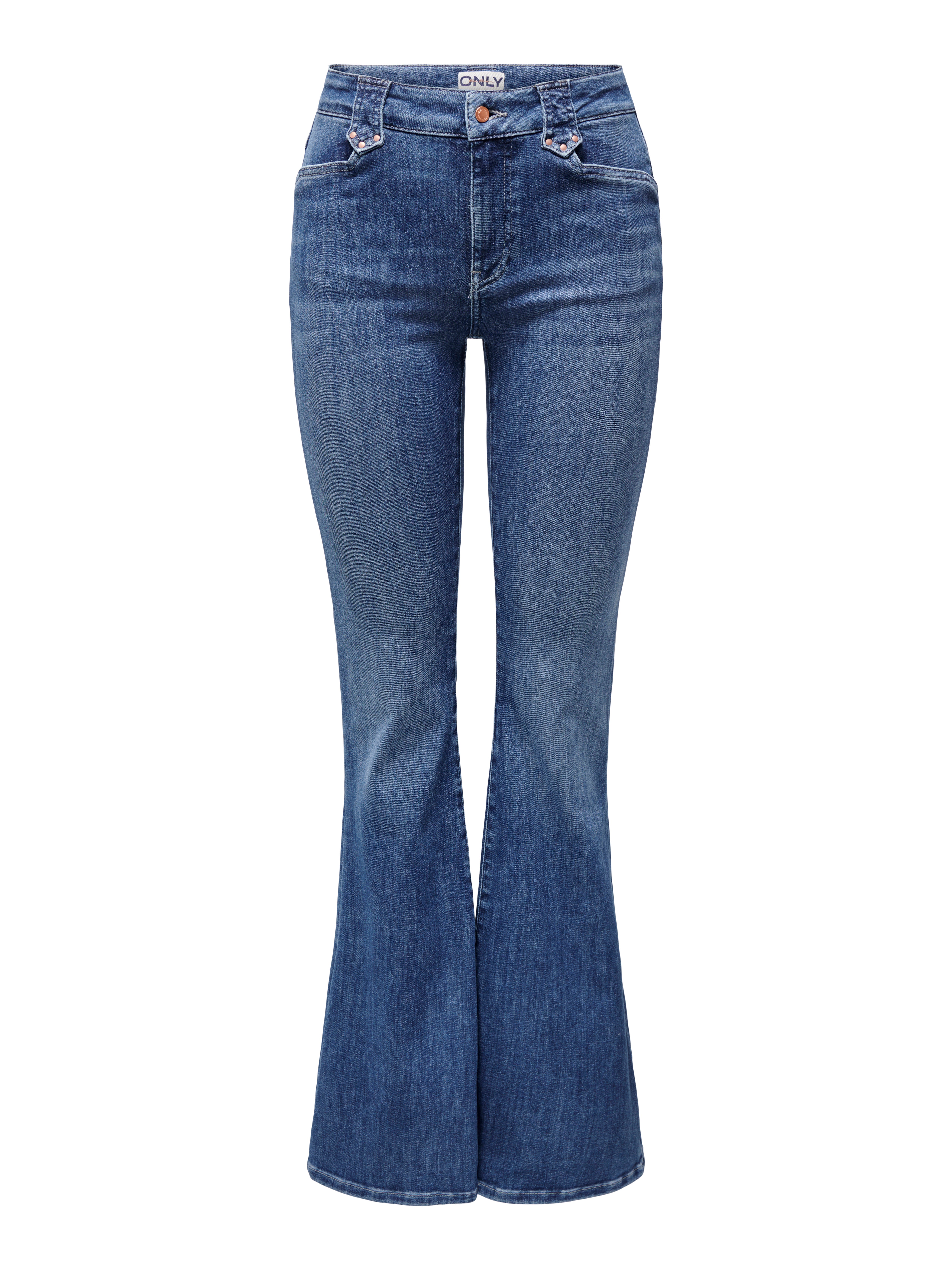 Thumbnail - Onlcheryl Mittlere Taille Flared Jeans