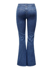 ONLY ONLCHERYL Mid waist Flared fit Jeans -Medium Blue Denim - 15310972