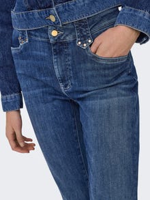 ONLY ONLCHERYL Mid waist Flared fit Jeans -Medium Blue Denim - 15310972