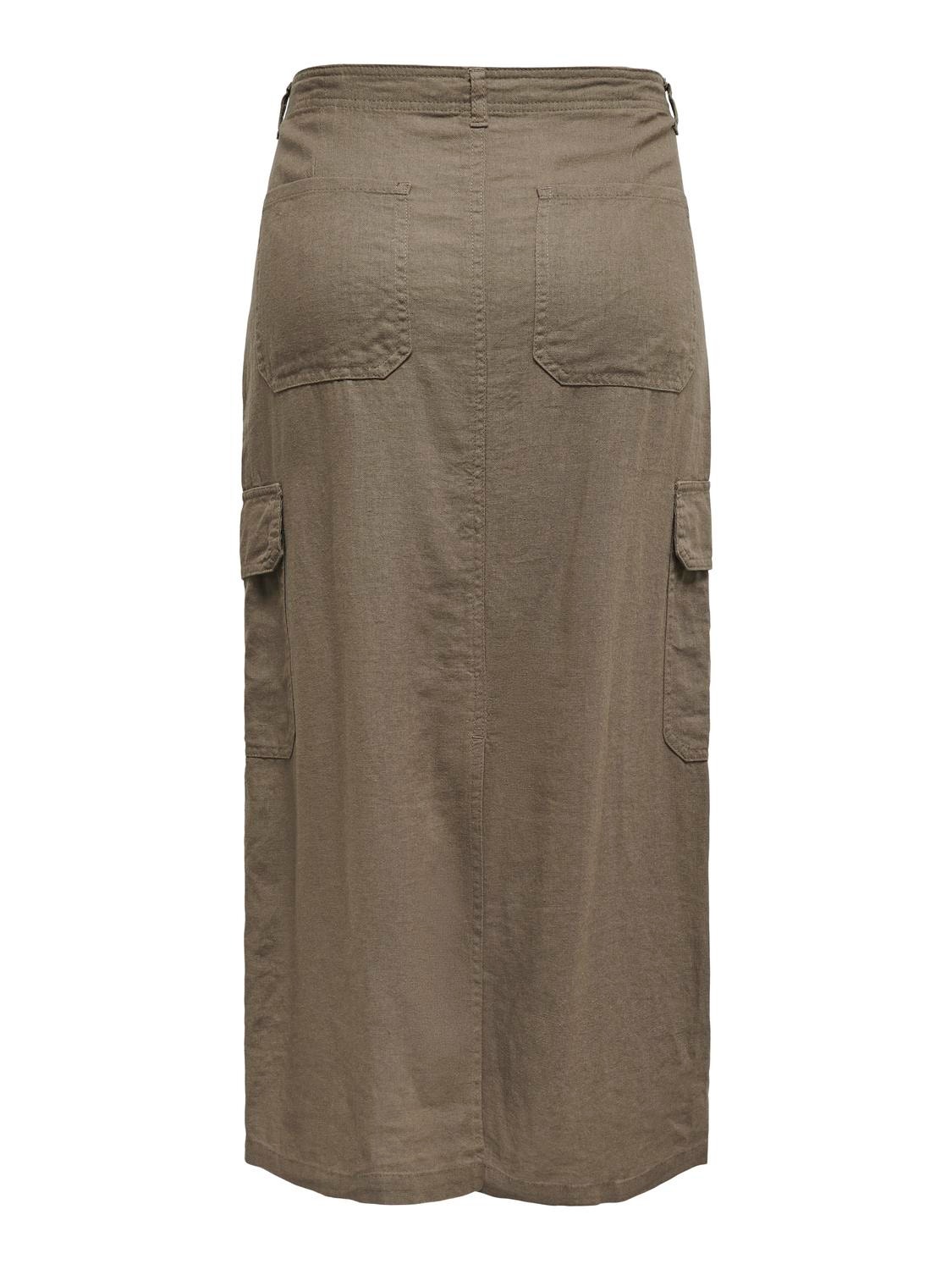ONLY Long skirt -Walnut - 15310976