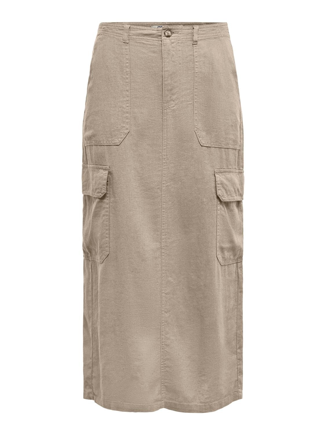 ONLY Maxi cargo skirt -Oxford Tan - 15310976