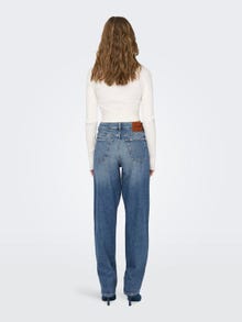 ONLY Dad Fit Jeans -Medium Blue Denim - 15311020