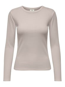 ONLY Normal geschnitten Rundhals Top -Chateau Gray - 15311088