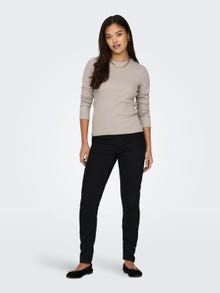 ONLY Normal geschnitten Rundhals Top -Chateau Gray - 15311088