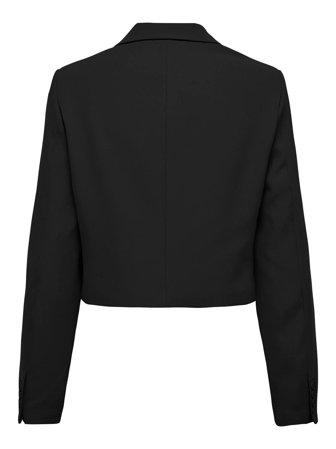 ONLY Cropped Fit Reverse Blazer -Black - 15311113