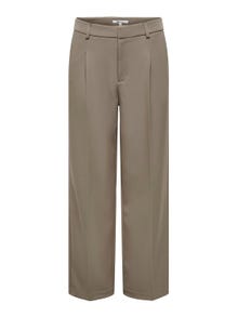 ONLY Wide leg trousers -Walnut - 15311114