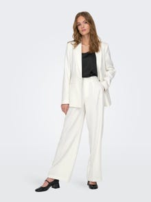 ONLY Wide Leg Fit Bukser -Bright White - 15311114