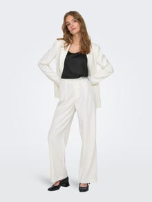 ONLY Pantalones Corte wide leg -Bright White - 15311114
